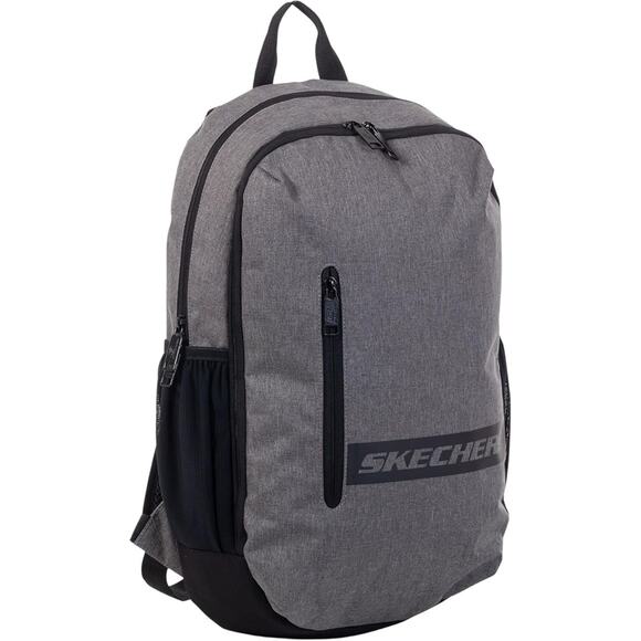 Skechers 365 Durable Nylon Backpack Gray Laptop Athletic‎ Travel School Unisex - Picture 4 of 4